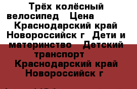 Трёх колёсный велосипед › Цена ­ 2 500 - Краснодарский край, Новороссийск г. Дети и материнство » Детский транспорт   . Краснодарский край,Новороссийск г.